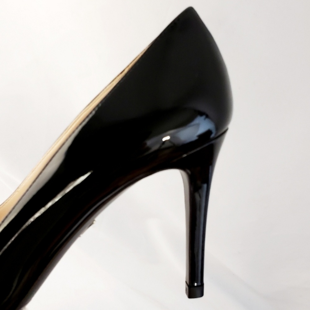 ❌ NWT Mascia Mandolesi Black Patent Stiletto Heel - Picture 4 of 8